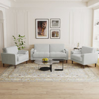 Carmelinda 3 - Piece Corduroy Living Room Set