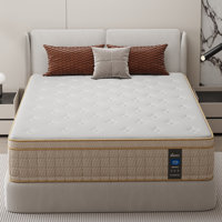Alwyn Home Kreps Mattress 12 Inch Gel Memory Foam Hybrid Mattress Medium Firm Queen Mattress in a Box Individually Pocket Springs Breathable Pressure by Alwyn Home