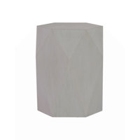Contemporary 25"H Hexagonal End Table by Brayden Studio