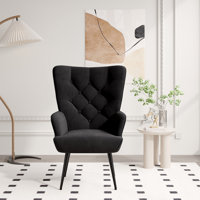 Elfriede Upholstered Wide Back Armchair by George Oliver