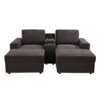Huxley 5 - Piece Upholstered Sectional by Ebern Designs