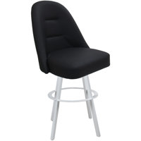 Kambrea Swivel Extra Tall Metal Bar Stool 34" Seat On Warren Base