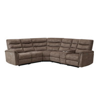 Ewings, 114 " Wide Power Reclining Sectional with Power USB Charging by Latitude Run