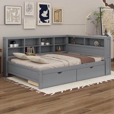 Clippard Wooden Daybed With 2 Drawers by Lark Manor
