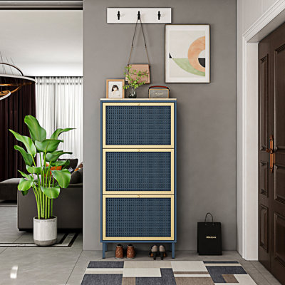 3 Metal Door Shoe Rack by Latitude Run
