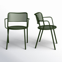 Wimberley Outdoor Armchair In Black - Set Of 2 by AllModern