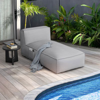 Outdoor Chaise Lounge Bean Bag Chair by Ebern Designs