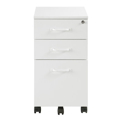 Arletta 3-Drawer Mobile File Cabinet by Ebern Designs