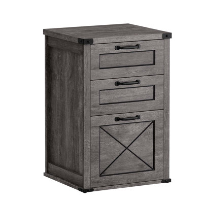 17.7 Wide 3 Drawers Filing Cabinet by Gracie Oaks