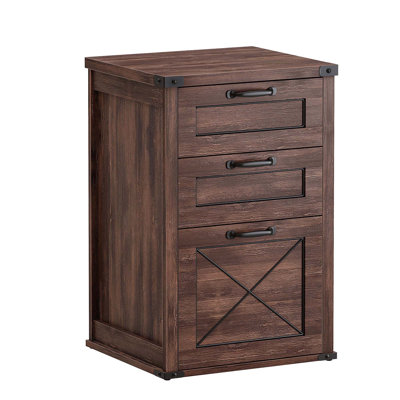 17.7 Wide 3 Drawers Filing Cabinet by Gracie Oaks