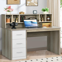 Computer Desk with Hutch by Ebern Designs
