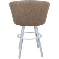 Labawld Swivel Counter Metal Stool On Warren Base by Canora Grey