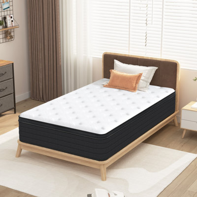 Mattress CertiPUR-US Certified Hybrid Memory Foam Pocket Spring Mattresses by Alwyn Home