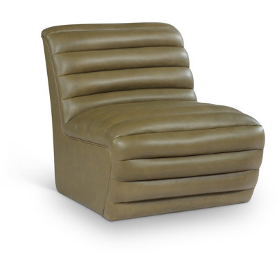 Haowen Haowenn Leather Accent Chair by Latitude Run