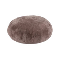 Shorn Sheepskin Ottoman by Hokku Designs