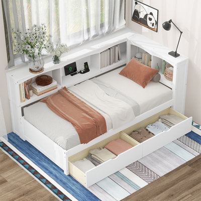 Twin Size Daybed With Storage by Lark Manor