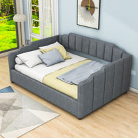 Chootu Upholstered Daybed with Underneath Storage by Lark Manor
