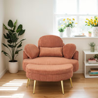 Small Sofa With Storage Ottoman, Small Sofa Bed 3 Pillows, Lazy Small Sofa Suitable For Small Space