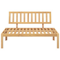 Arlmont & Co. Patio Pallet Middle Sofa Solid Wood Acacia by Arlmont & Co.