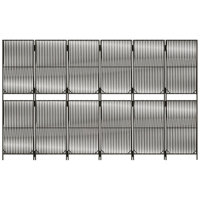 Room Divider 6 Panels Poly Rattan by Arlmont & Co.