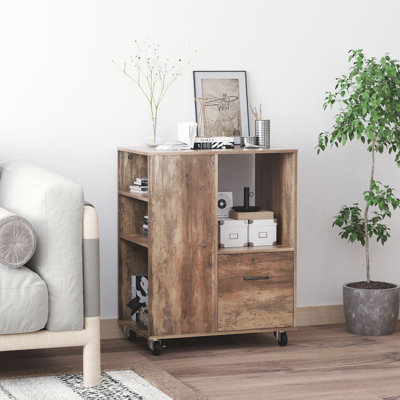 Versatile 29.7 Inch 3-layer-drawer filing cabinet by Millwood Pines