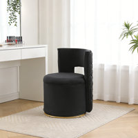 Swivel Barrel Chair With Storage by Latitude Run