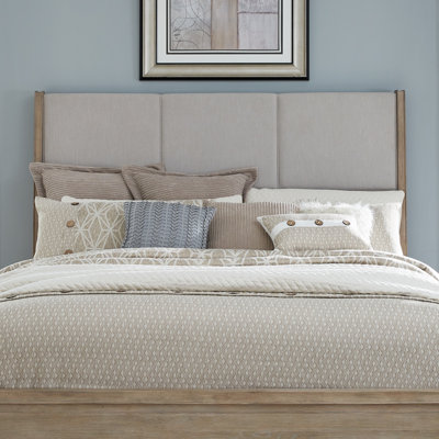 Chantee Upholstered Panel Headboard by Lark Manor