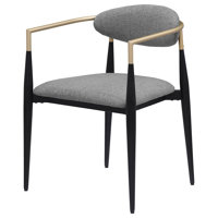Onaigh Fabric Upholstered Dining Arm Chair by Everly Quinn