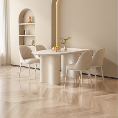 Pearlena Modern Dining Table Set by Ivy Bronx