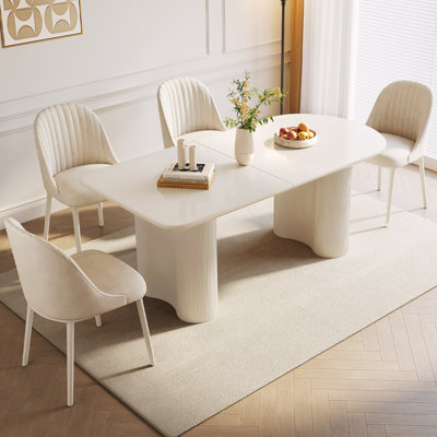 Pearlena Modern Dining Table Set by Ivy Bronx