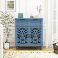 2 Door 2 Drawer Cabinet by Charlton Home