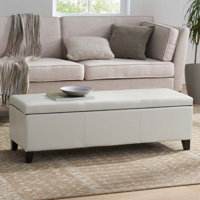 Modern style bench with storage by Latitude Run