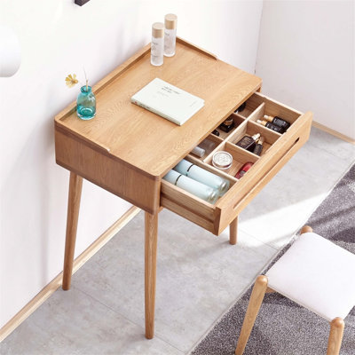 Natural Wood 60cm Dresser Table Desk by George Oliver