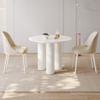 Modern Round Dining Table Set For Living Room, Small Space, Kitchen, Bar by Ivy Bronx