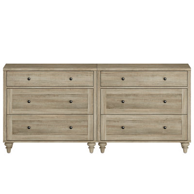 Kids Dressers With Wide Chest Of Drawers, Baby Dresser For Bedroom With 6 Drawers, Small Dressers For Nursery, Hallway, Living Room by Ophelia & Co.