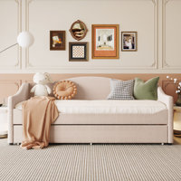 Teddy Fleece Daybed with Trundle by Lark Manor