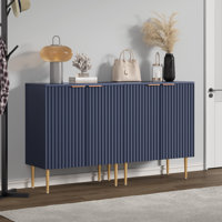 Rishaw 34.3" Tall Adjustable Shelf 2 - Door Accent Cabinet