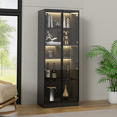 Dining Cabinet With LED Light by Ebern Designs