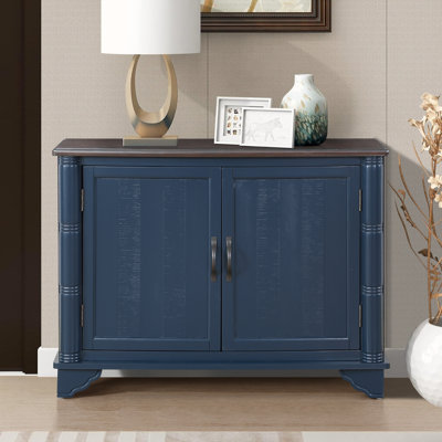 Console Table with Storage Shelf for Hallway by Red Barrel Studio