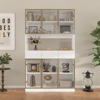 Display Cabinet With Adjustable Lights by Latitude Run