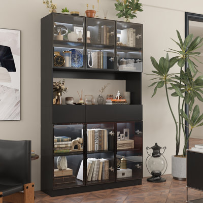 Display Cabinet With Adjustable Lights by Latitude Run