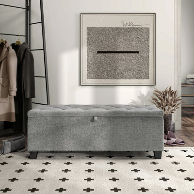 48" Wide Linen Storage Bench by Latitude Run