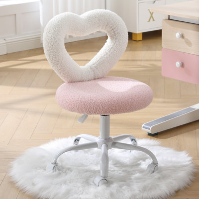 Modern Lovely Heart Shaped Cutout Kids Chair For Kids Room, Study Room And Playroom by Mercer41