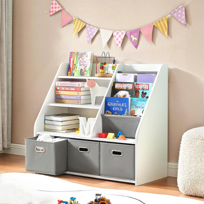 Kids Bookshelf And Toy Storage Organizer by Isabelle & Max