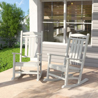 2-Person Stylish Rocking Chair Set– Perfect for Any Patio by Lark Manor