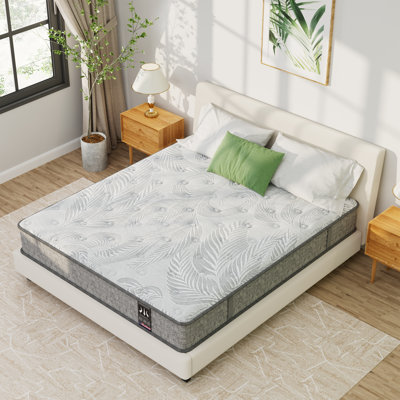 12" Pocket Spring Hybrid Mattress in a box with CertiPURUS Certified Foam,Medium Soft by Alwyn Home