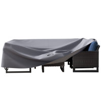 High-Quality 600D Oxford Fabric Outdoor Furniture Cover With Handles And Storage Bag by Arlmont & Co.