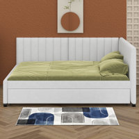 Full Size Upholstered Daybed With Trundle by Latitude Run