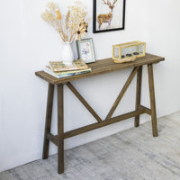 Fawaka 43"W Farmhouse Solid Wood Console Table by Gracie Oaks