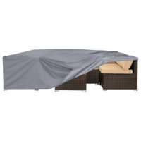 Patio Furniture Cover, Heavy-duty Outdoor Furniture Cover, Waterproof & Anti-UV, Universal Fit by Rebrilliant